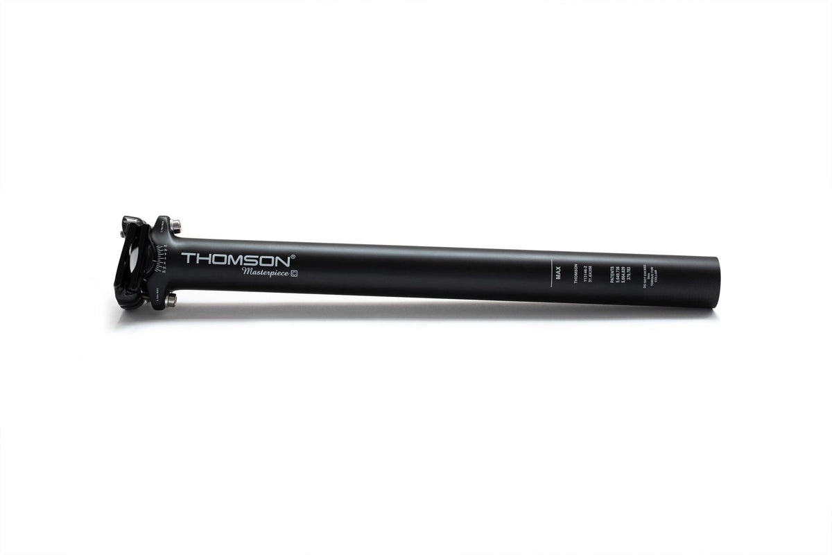 パーツ THOMSON MASTERPIECE SEATPOST OFFSET 27.2 Thomson Masterpiece Setback Seatpost, 27.2MM, 330MM - Wabi Cycles
