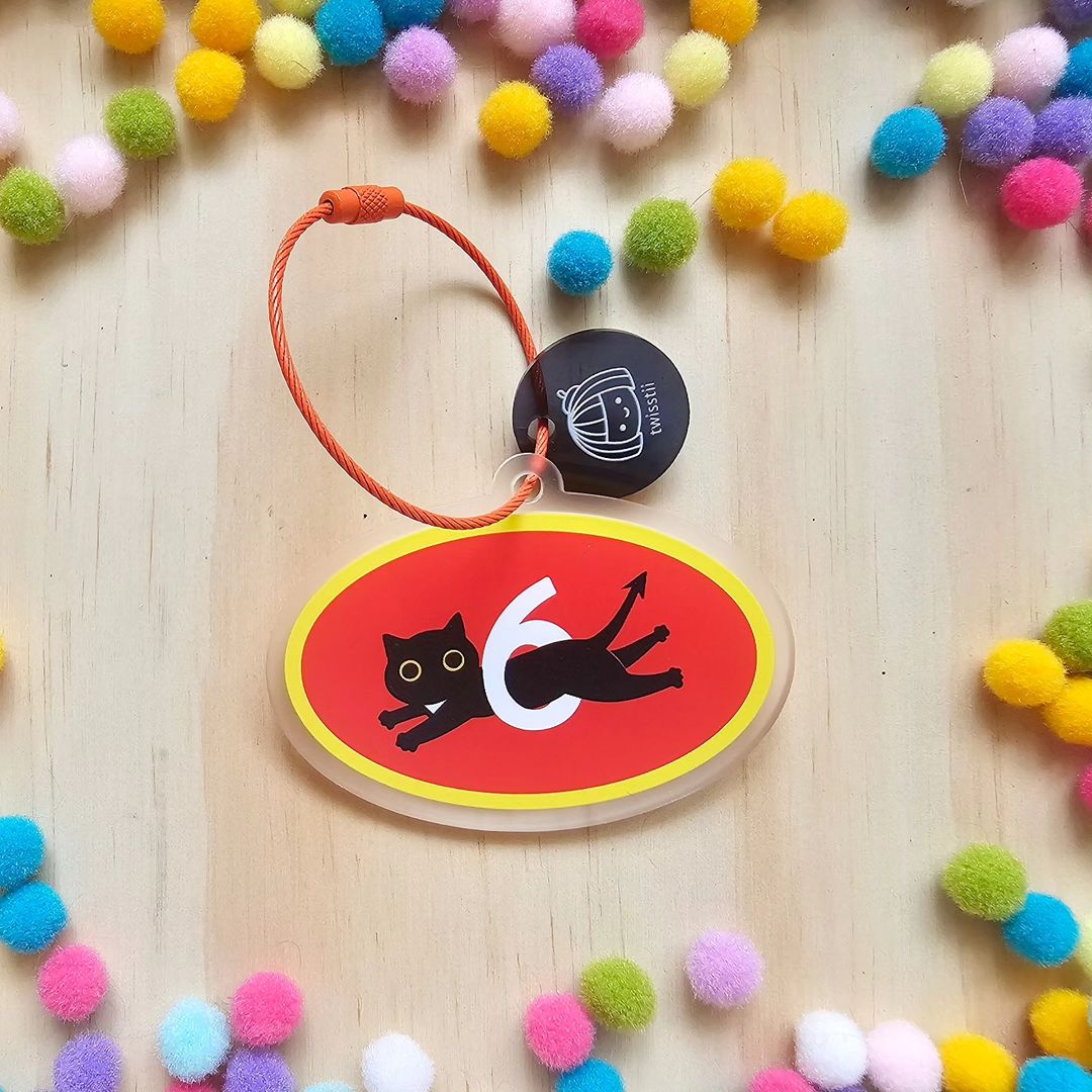Cat keyring best sale