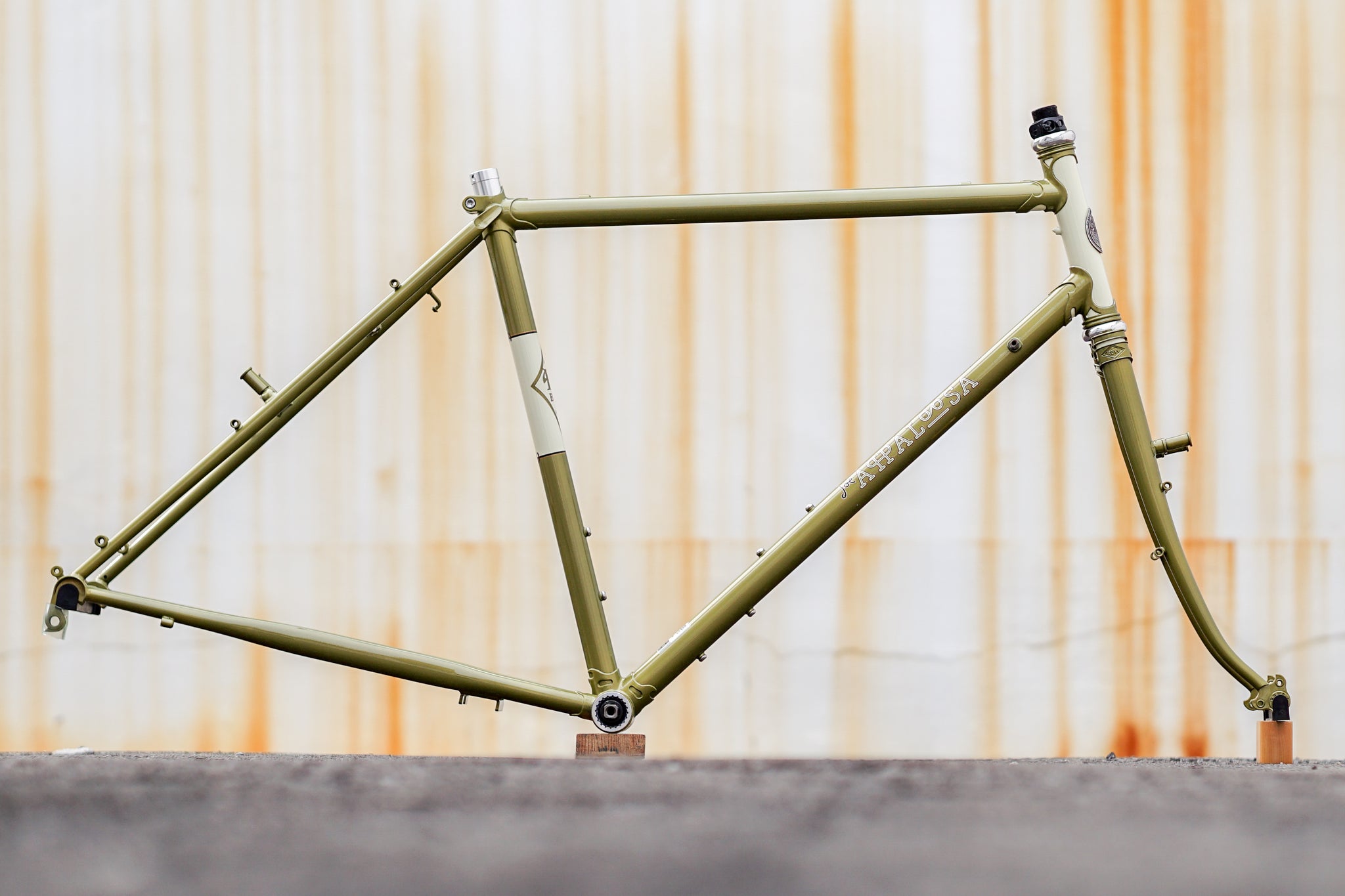 Rivendell Appaloosa 2026 Frameset - Lime Olive – Cycle Project Store