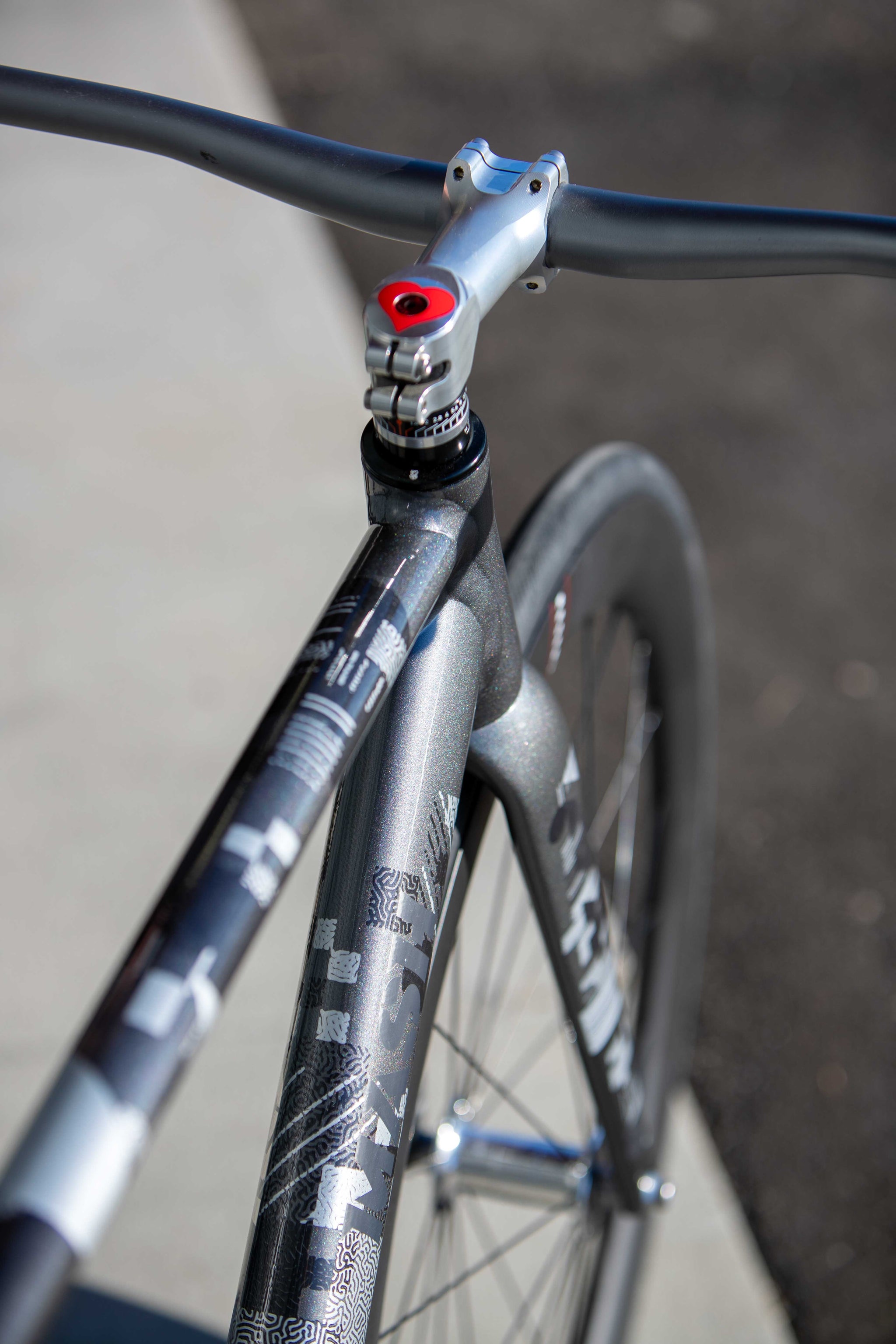 自転車本体 MASH AC-2 Alley Cat FrameSet Grey mashsf MASH AC-2 Frameset Matte Raw – MASH SF