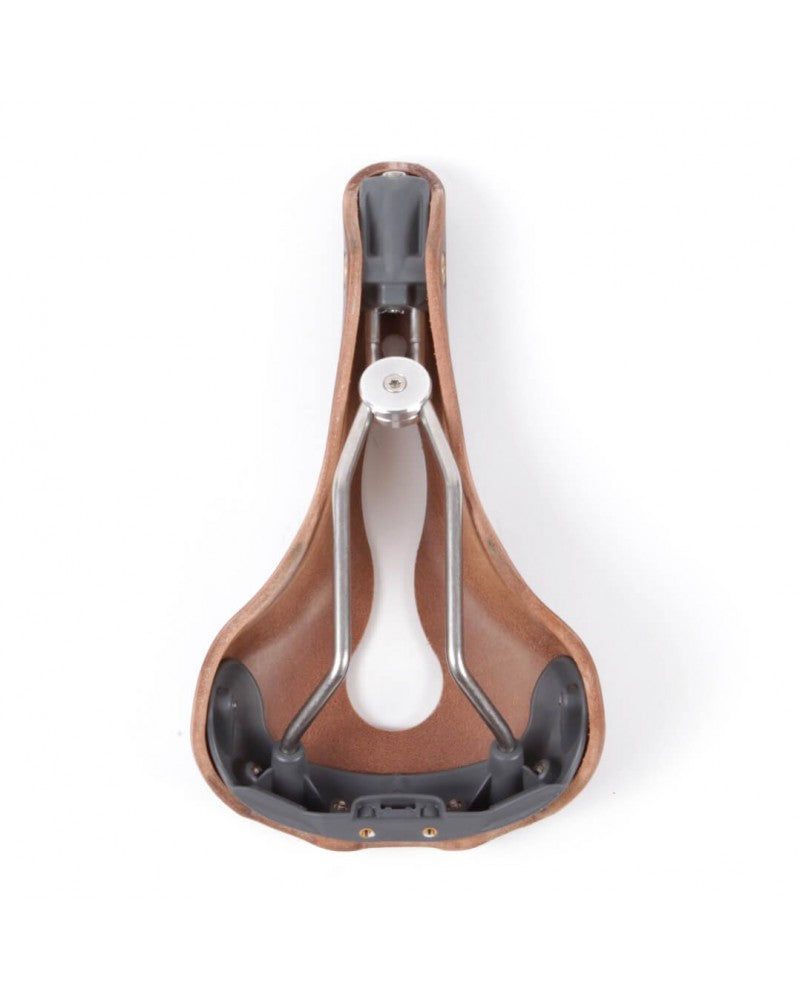 Gilles Berthoud Aspin Open Leather Saddle - Black – Cycle Project