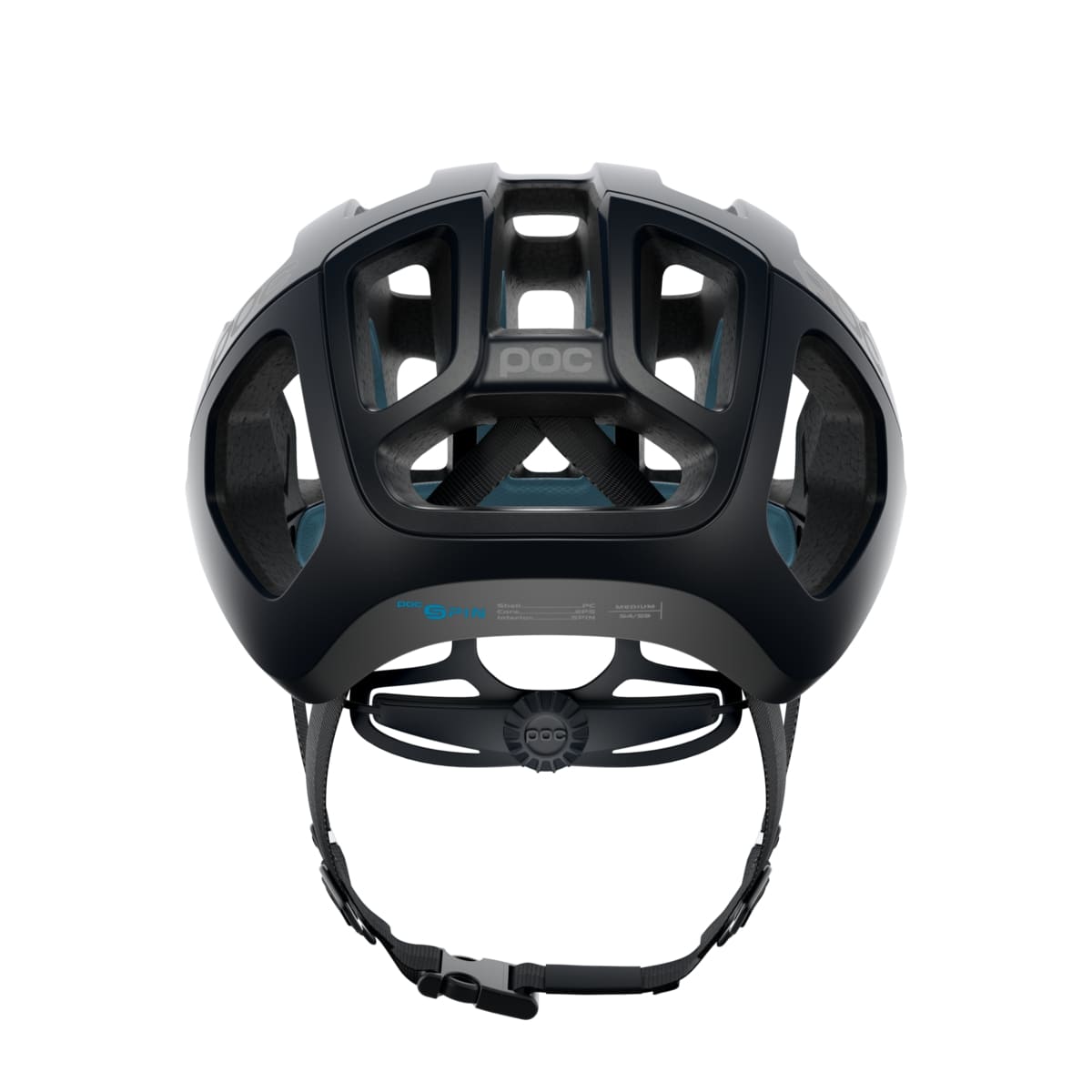 POC Ventral Air Spin Helmet Asian Fit Uranium Black Matt Cycle Project Store