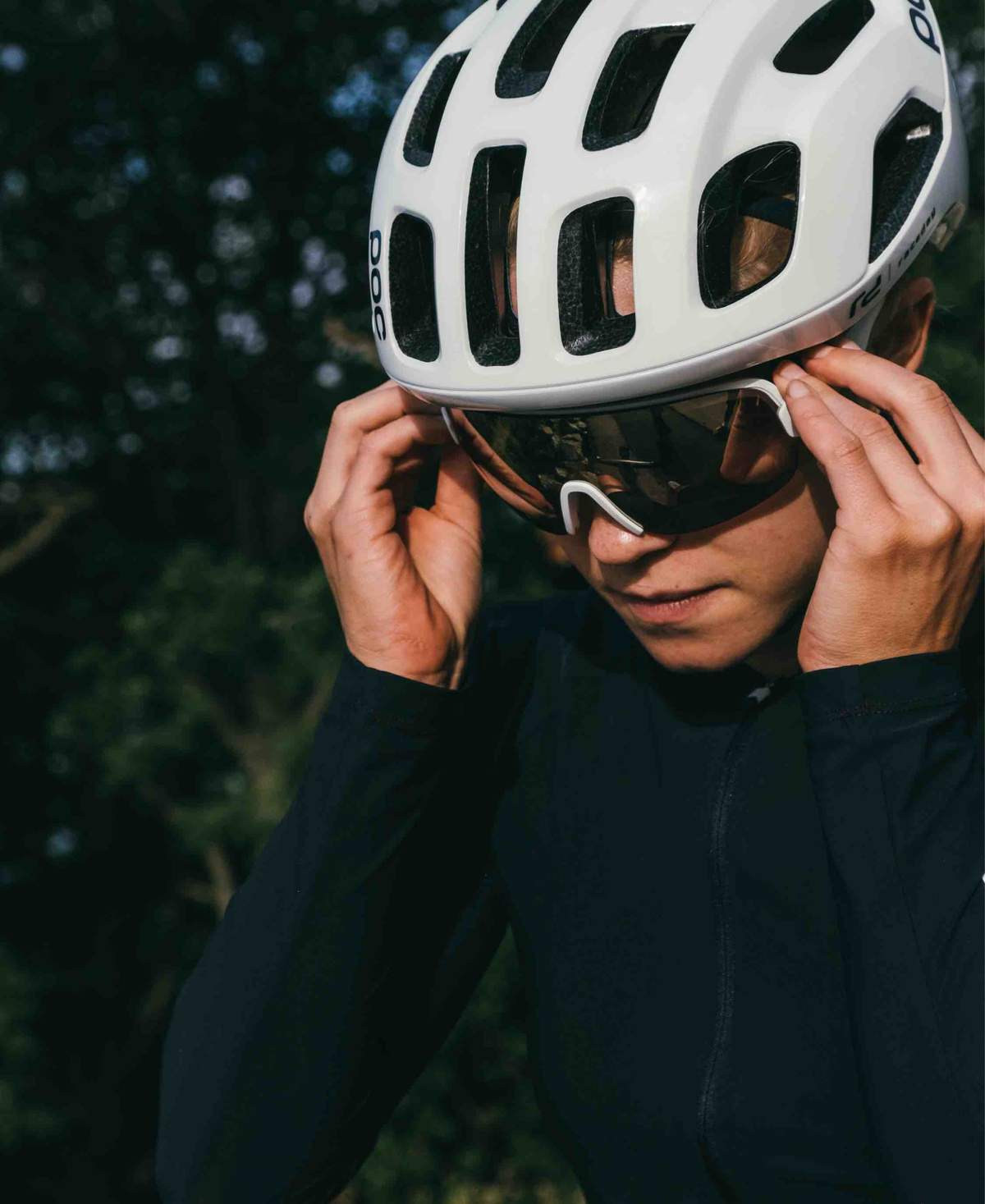 POC Ventral Air Spin Helmet Asian Fit Hydrogen White Raceday