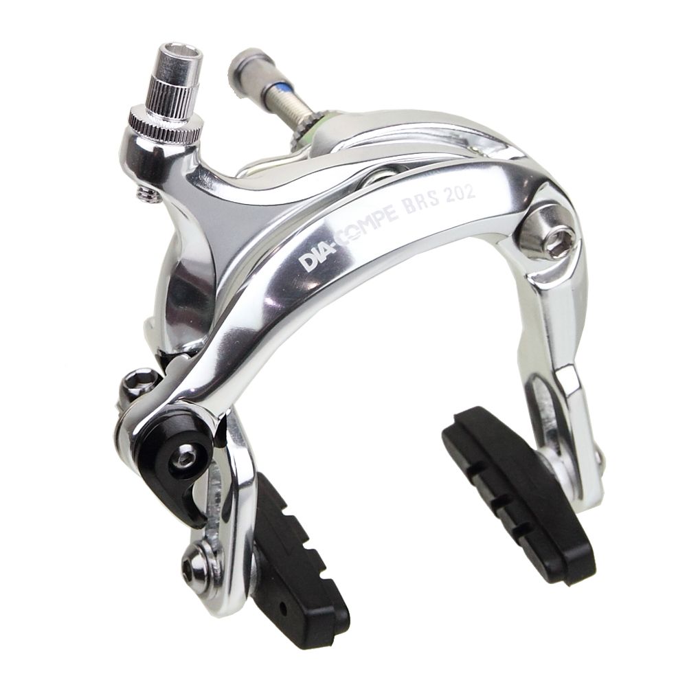 パーツ dia compe BRS 202 DIA-COMPE* BRS202 super long reach brake (silver) - BLUE LUG