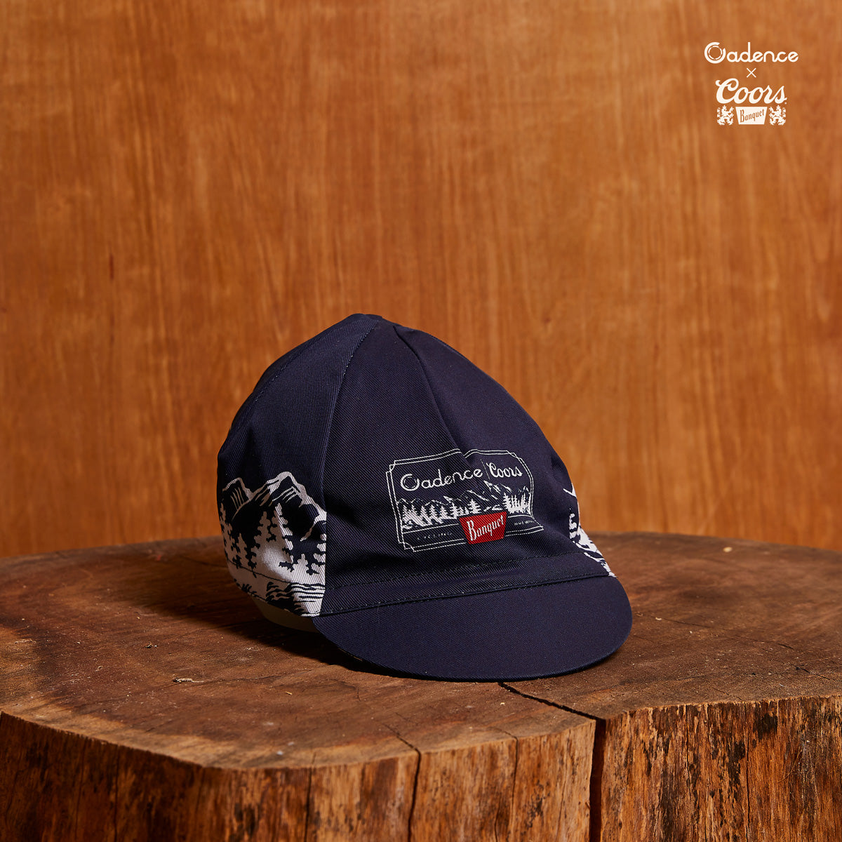 Cadence x Coors Banquet Cycling Cap Navy Cycle Project Store