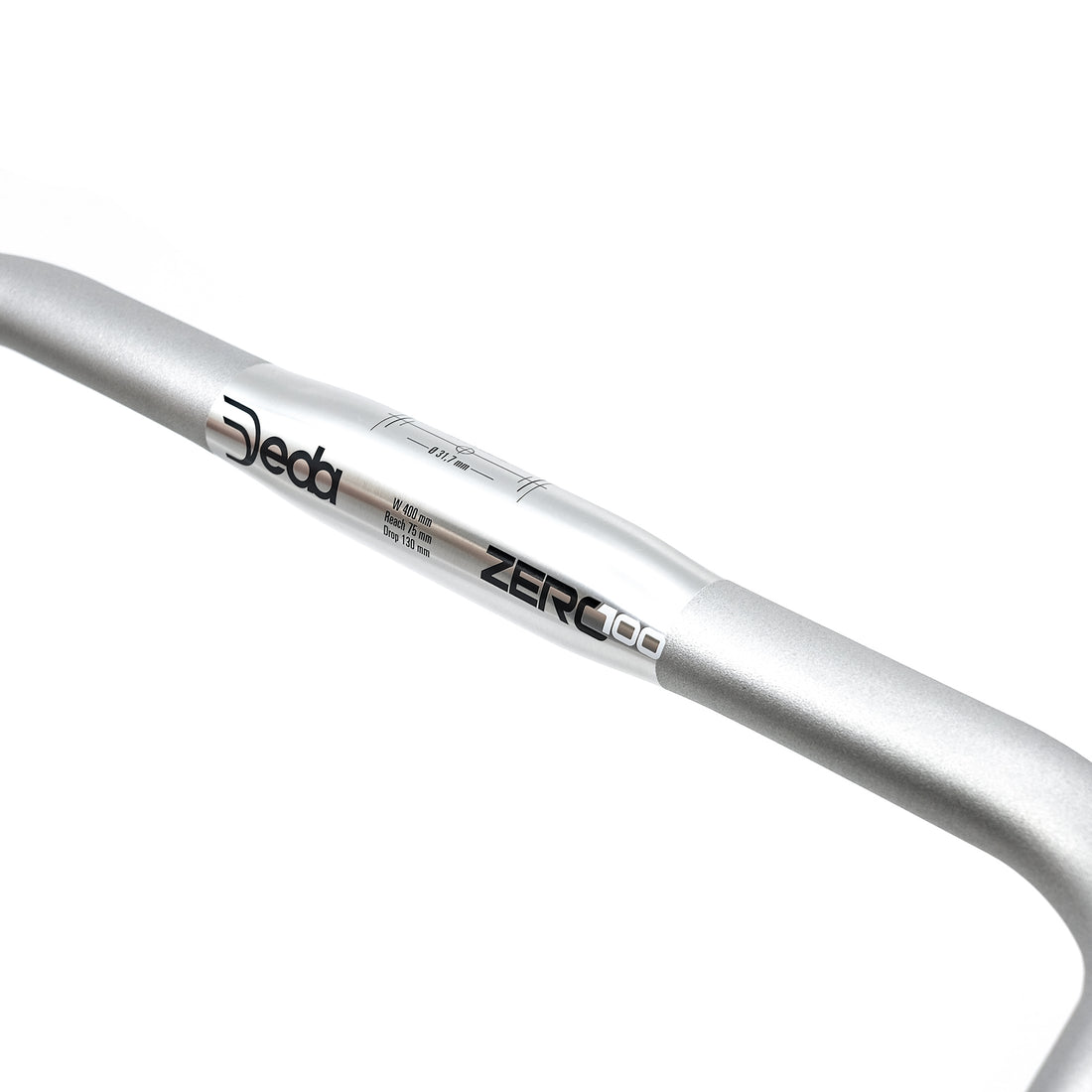 Deda Elementi Zero 100 RHM Handlebar Silver Polish Ltd – Cycle Project ...