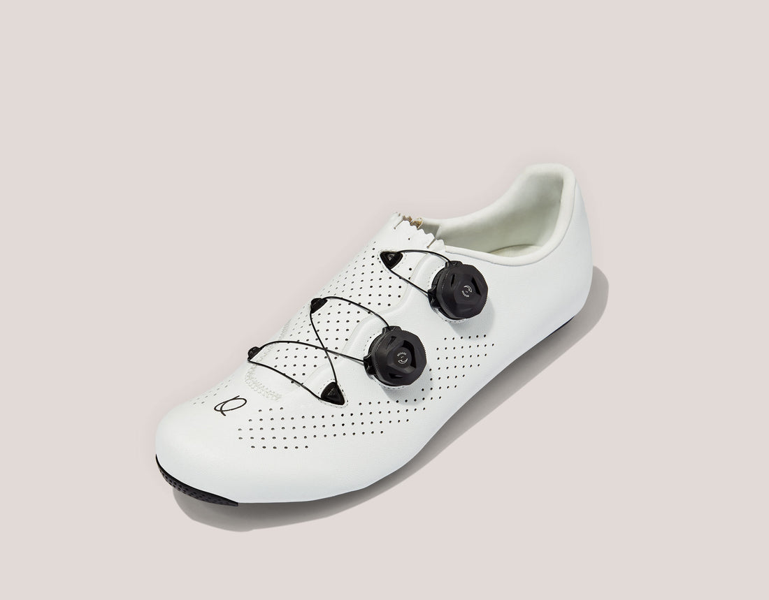 White shop road shoes