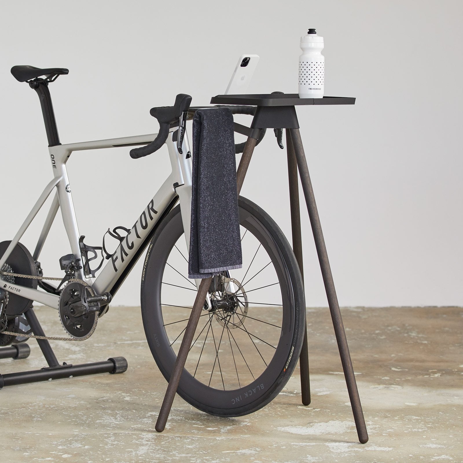 Bike table best sale stand