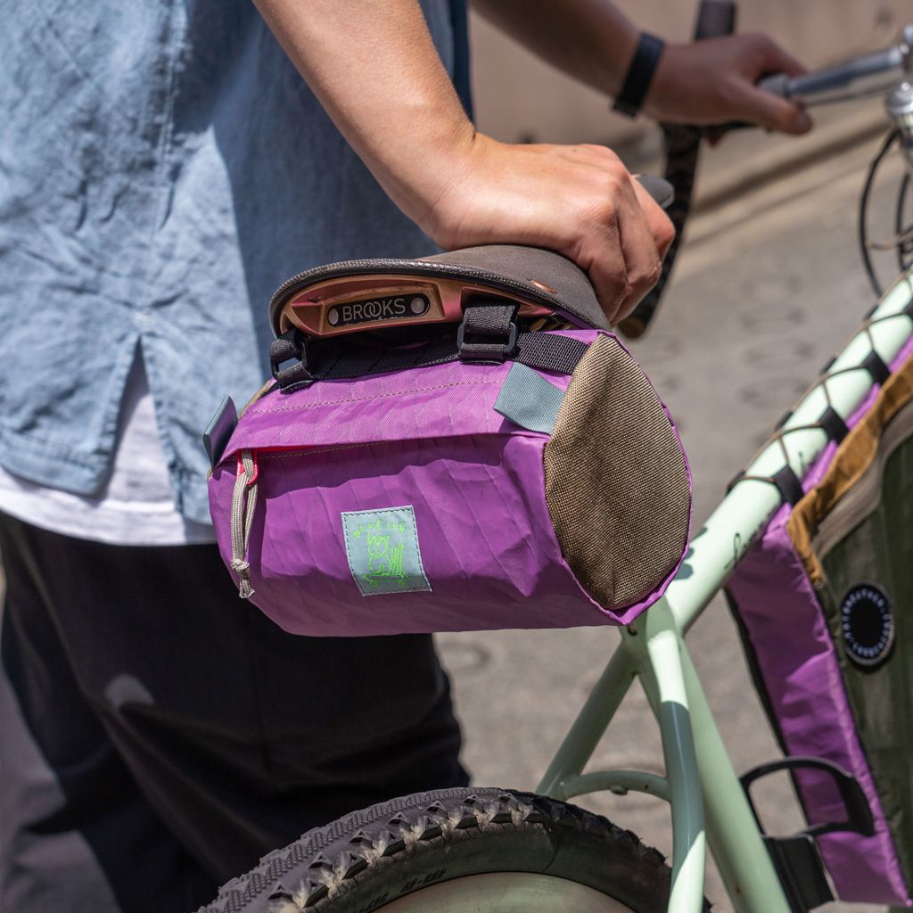 Blue Lug Handlebar Pouch - X-Pac Lavender/Beige – Cycle Project Store