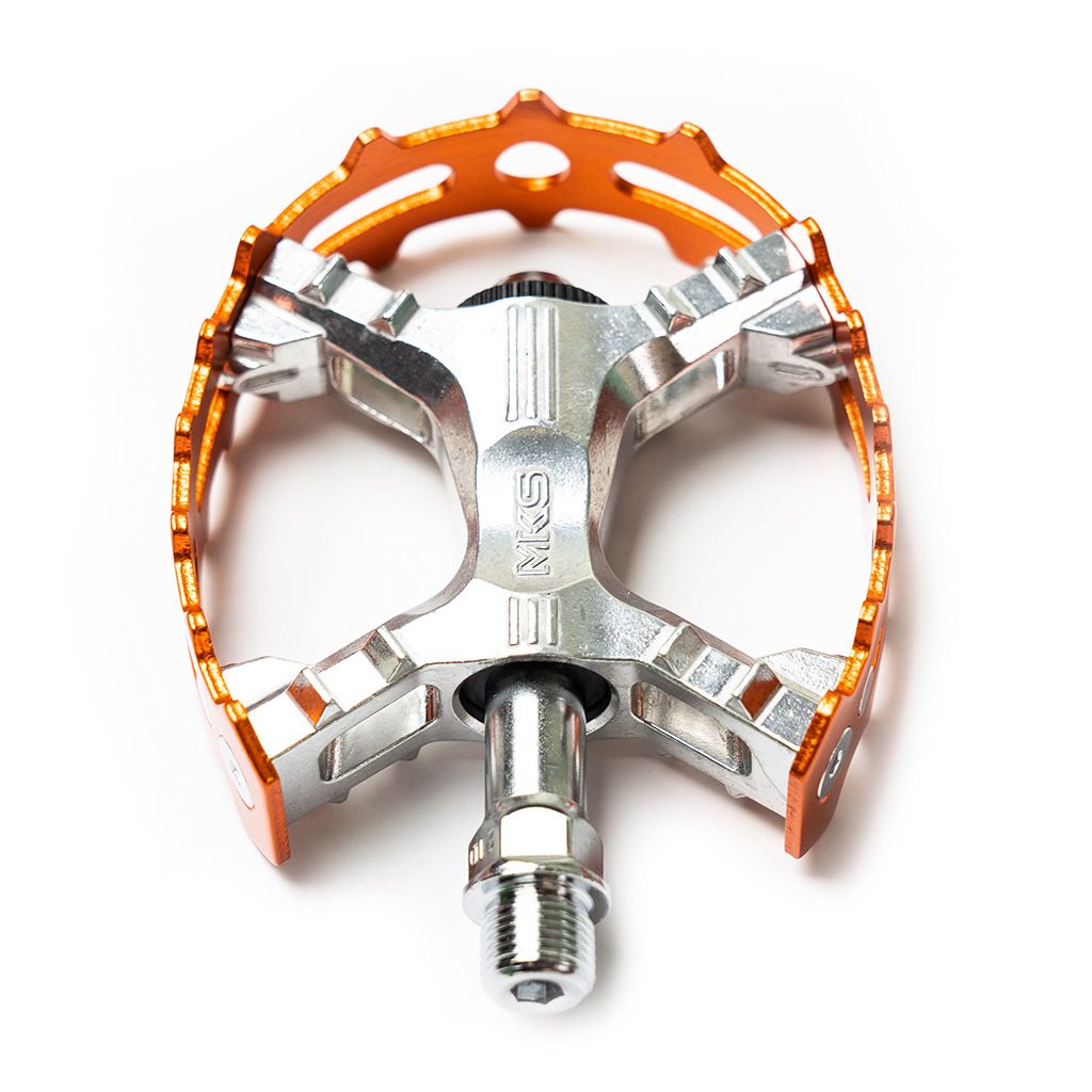 MKS XC-III Pedals - Orange – Cycle Project Store